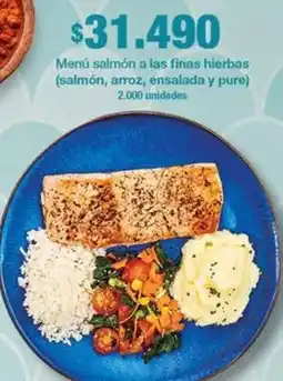 Jumbo Menú salmón a las finas hierbas oferta