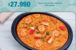 Jumbo Menú cazuela de mariscos oferta
