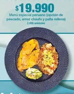 Jumbo Menú especial peruano oferta
