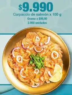 Jumbo Carpaccio de salmón oferta