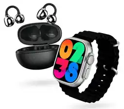 Falabella Smartwatch Iw10 Ultra Con Audífonos Clip 1 Deportivo Bluetooth Waterproof oferta