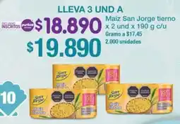 Jumbo San Jorge maiz tierno oferta