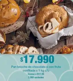 Jumbo Pan brioche de chocolate o con fruta confitada oferta