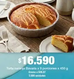 Jumbo Bavaria torta naranja oferta