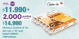 Jumbo Cuisine & Co huevos AA rojo oferta