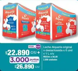 Jumbo Alqueria leche original o deslactosada oferta