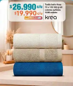 Jumbo Krea toalla baño oferta