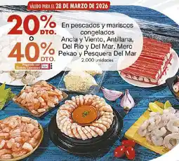 Metro En pescados y mariscos congelados egrat ancla y viento, antillana, del río y del mar, mero pekao y pesquera del mar oferta
