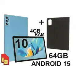 Falabella Tablet 10” 4GB RAM 8GB Virtual 64GB Doble SIM 13MP 5000mAh + Estuche Folder Azul oferta