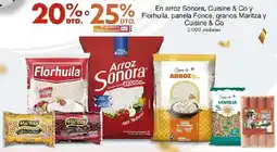 Metro En arroz sonora, cuisine & co y florhuila, panela fonce, granos maritza y cuisine & co oferta