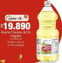 Metro Cuisine & co aceite vegetal oferta