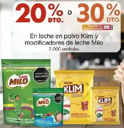 Metro Milo en leche en polvo klim y modificadores de leche oferta