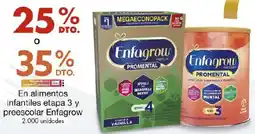 Metro Enfagrow en alimentos infantiles etapa 3 y preescolar oferta