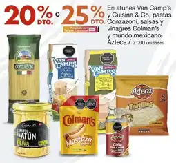 Metro En atunes van camp's y cuisine & co, pastas oferta