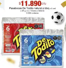Metro Pasabocas de todito natural o bbq oferta