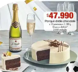 Metro Ponqué doble chocolate oferta