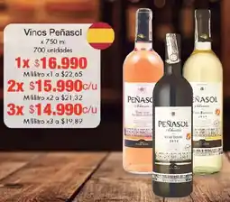 Metro Peñasol vinos oferta