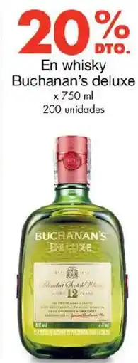 Metro Buchanan's en whisky deluxe oferta