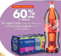 Metro En agua cristal oferta