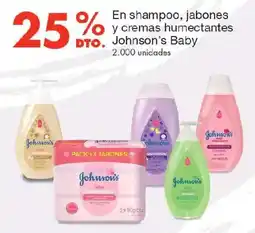 Metro Johnson's baby en shampoo, jabones y cremas humectantes oferta
