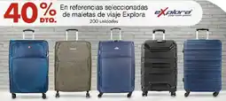 Metro En referencias seleccionadas de maletas de viaje explora explora oferta