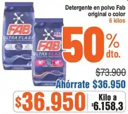 Alkosto Fab detergente en polvo original o color oferta