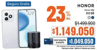 Alkosto Honor X8d oferta