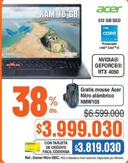 Alkosto Acer procesador intel core i5 oferta