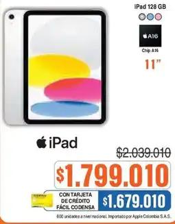 Alkosto iPad oferta