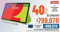 Alkosto Lenovo 11" capacidad oferta