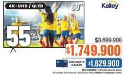 Alkosto Kalley smart tv 60" oferta