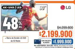Alkosto Lg smart tv 60" oferta
