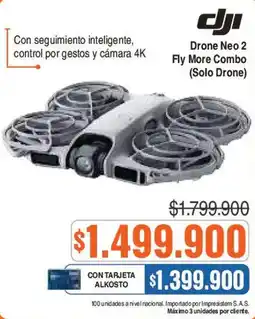 Alkosto Drone neo 2 fly more combo oferta