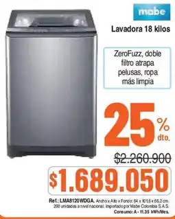 Alkosto Mabe lavadora oferta