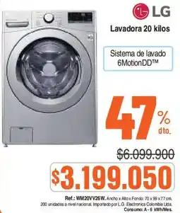 Alkosto Lg lavadora oferta