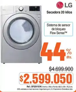 Alkosto Lg secadora oferta