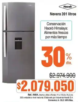 Alkosto Haceb nevera oferta