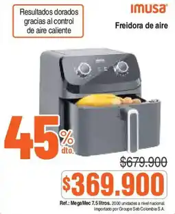 Alkosto Imusa freidora de aire oferta