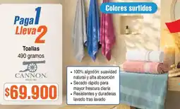 Alkosto Cannon toallas oferta