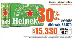 Alkosto Heineken cerveza en lata oferta