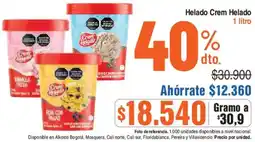 Alkosto Crem helado helado oferta