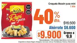 Alkosto Mccain croqueta yuca mini oferta