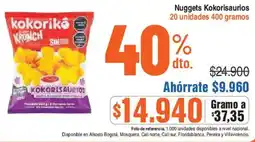 Alkosto Kokorisaurios nuggets oferta