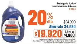 Alkosto Alkosto detergente líquido premium marca oferta