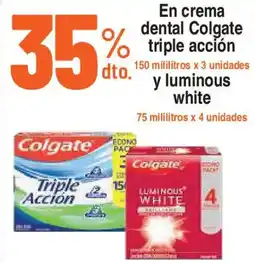 Alkosto Colgate en crema dental triple acción oferta