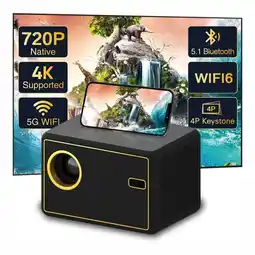 Falabella Proyector Android Video Beam 4000 Lumens Auto Enfoque Wifi oferta