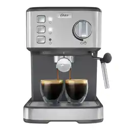 Alkomprar Cafetera Expreso OSTER Semi Automática Plateado oferta
