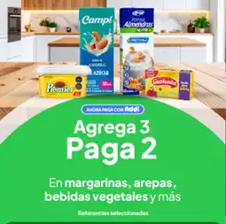 Jumbo En margarinas, arepas, bebidas vegetales y más oferta