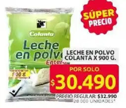 Ara Colanta leche en polvo oferta