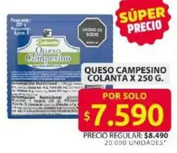 Ara Colanta queso campesino oferta